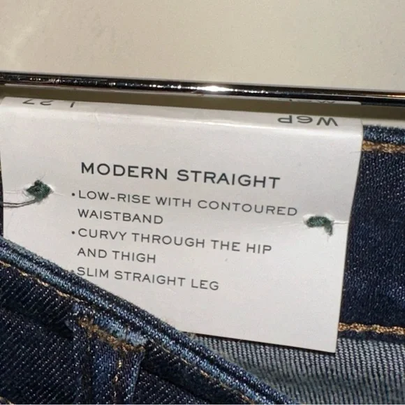 Lauren Ralph Lauren Women 6P Modern Straight Curvy Low Rise Jeans Casual Preppy - Picture 3 of 11